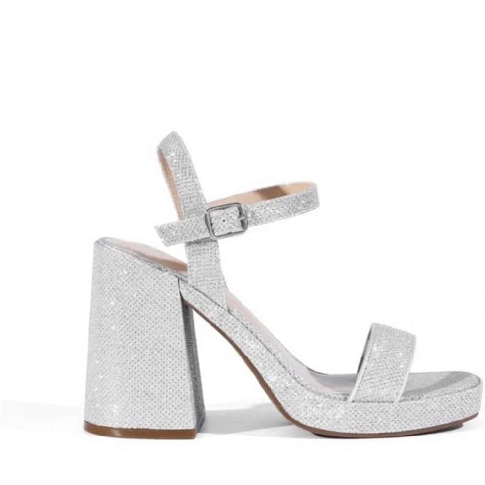 DREAM PAIRS Heels for Women Block Chunky Platform High Heels 8.5 - Picture 3 of 11